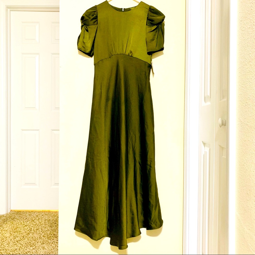 NWT TAYLOR Raglan sleeves tea midi dress women’s 2